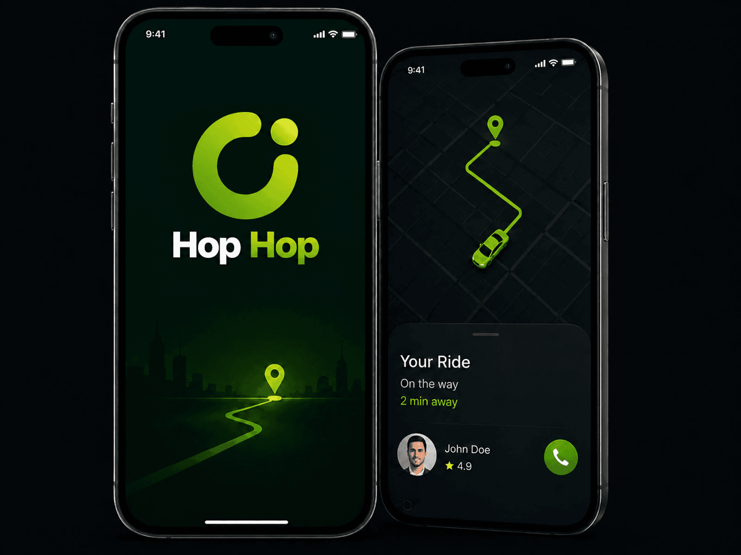 Hop Hop mobile application preview